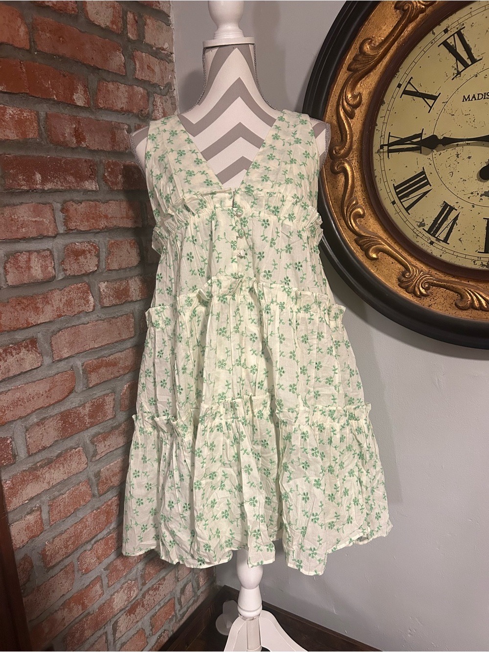 ASOS • Floral Eyelet Ruffle Sundress NWT - Picture 2 of 4